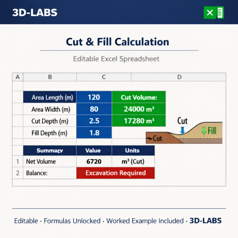 Cut & Fill Calculation