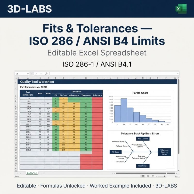 Fits & Tolerances — ISO 286 / ANSI B4 Limits