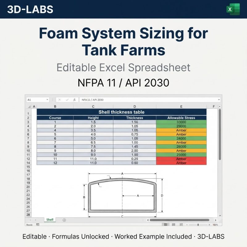 Foam System Sizing for Tank Farms