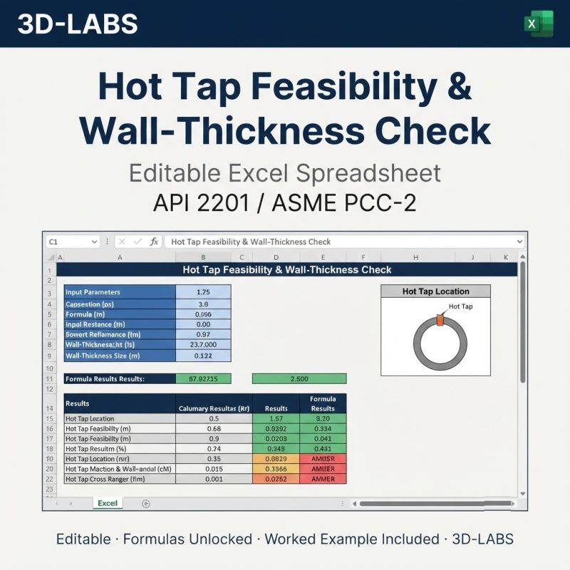 Hot Tap Feasibility & Wall-Thickness Check
