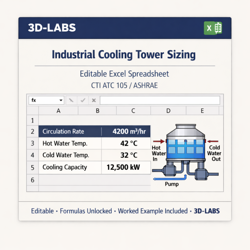 Industrial Cooling Tower Sizing