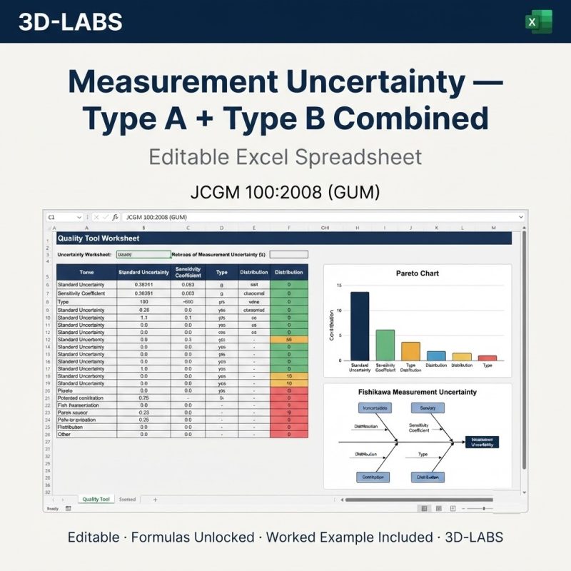 Measurement Uncertainty β Type A + Type B Combined