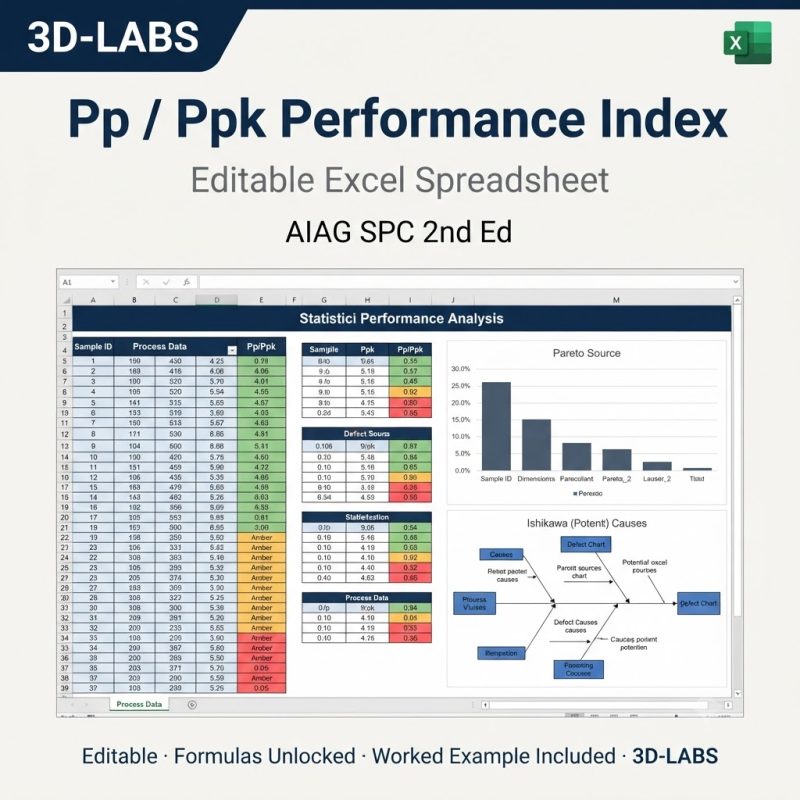 Pp / Ppk Performance Index