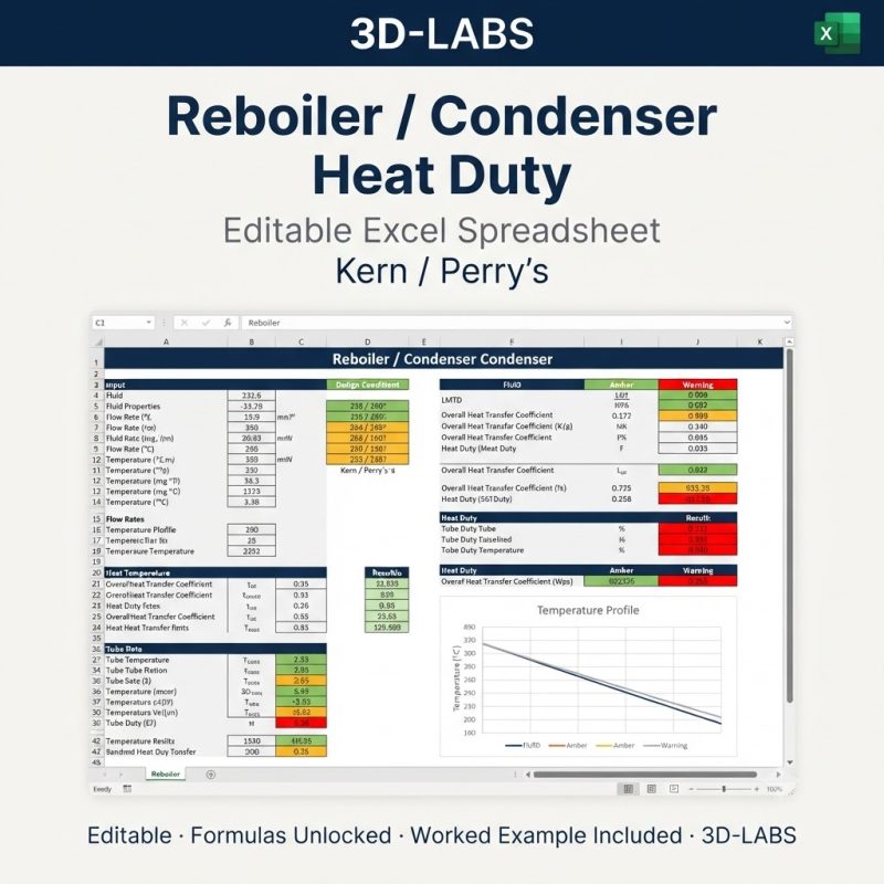 Reboiler / Condenser Heat Duty