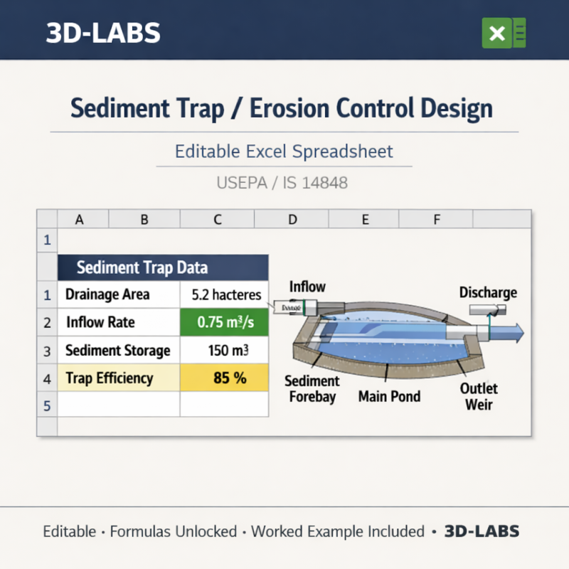 Sediment Trap / Erosion Control Design