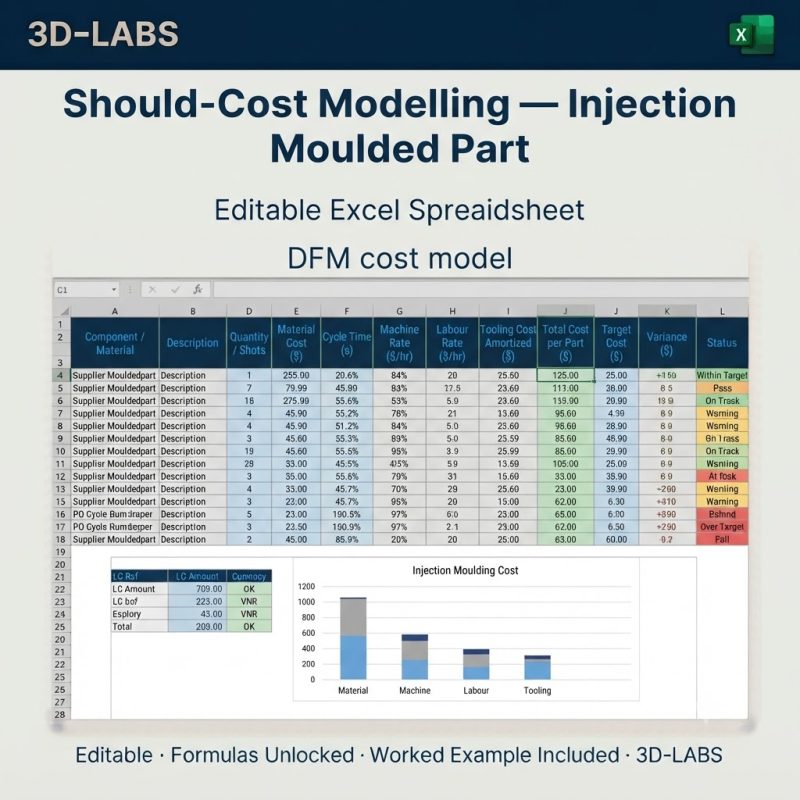 Should-Cost Modelling — Injection Moulded Part
