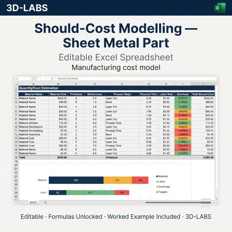 Should-Cost Modelling — Sheet Metal Part