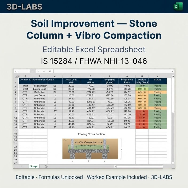Soil Improvement — Stone Column + Vibro Compaction