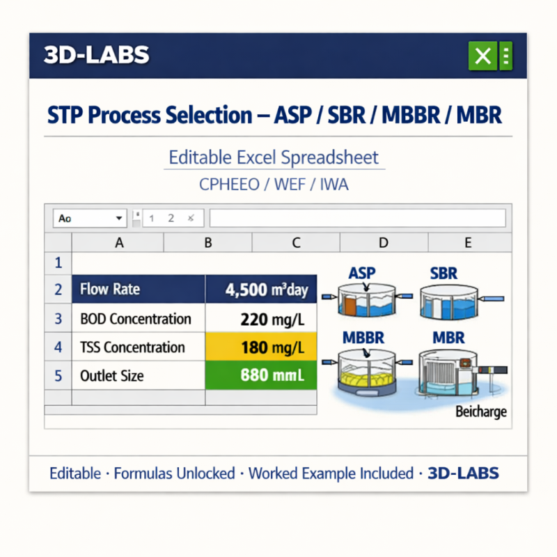 STP Process Selection β ASP / SBR / MBBR / MBR