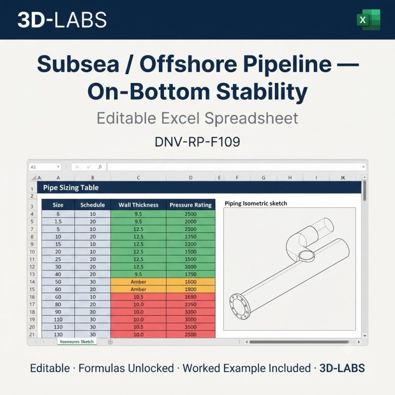 Subsea / Offshore Pipeline β On-Bottom Stability