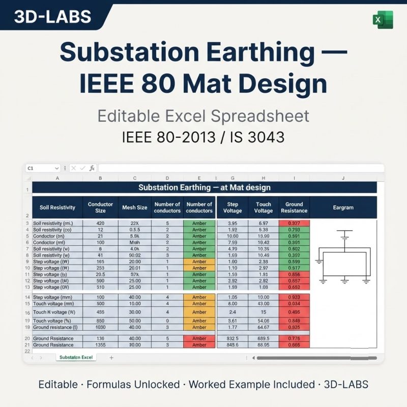 Substation Earthing β IEEE 80 Mat Design