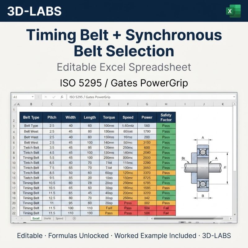 Timing Belt + Synchronous Belt Selection