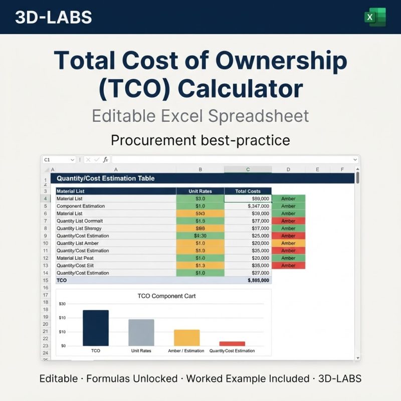 Total Cost of Ownership (TCO) Calculator