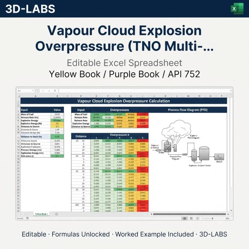 Vapour Cloud Explosion Overpressure (TNO Multi-Energy)