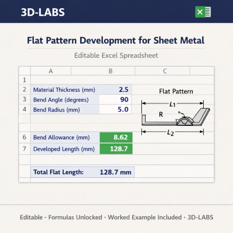 Flat Pattern Development for Sheet Metal