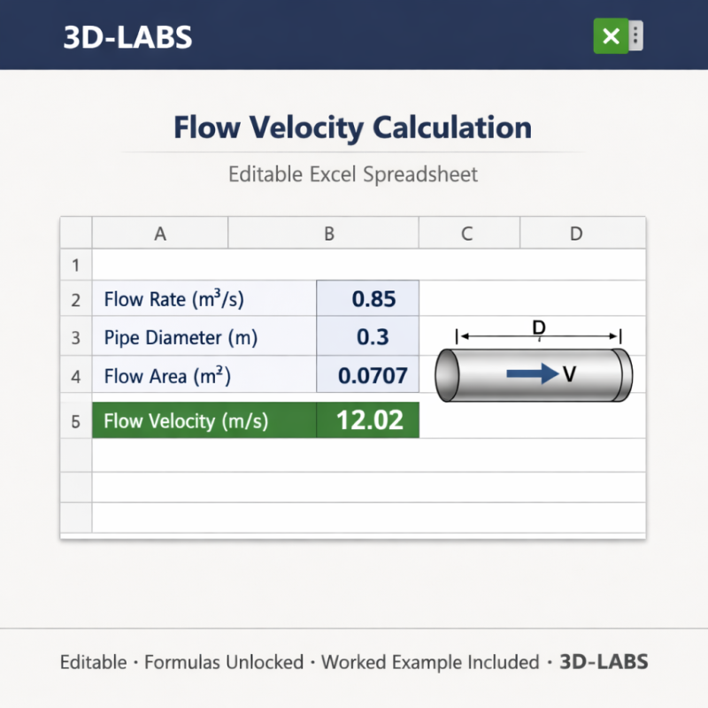 Flow Velocity Calculation
