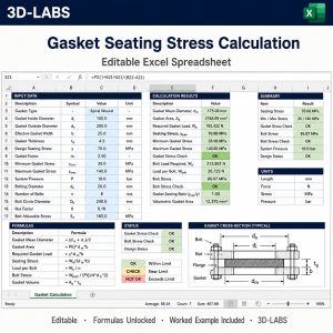 Gasket Seating Stress Calculation