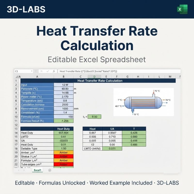 Heat Transfer Rate Calculation