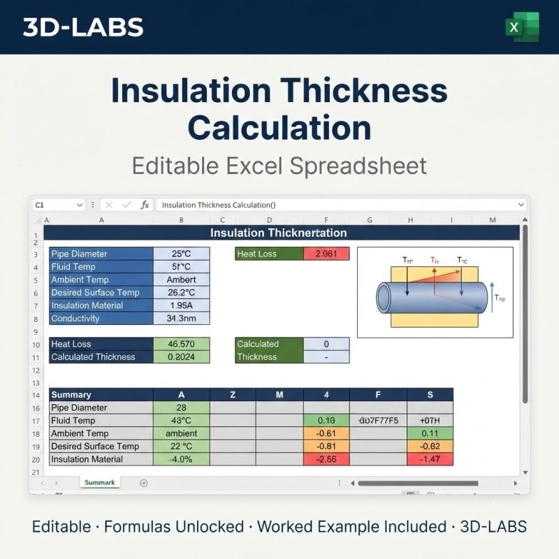 Insulation Thickness Calculation