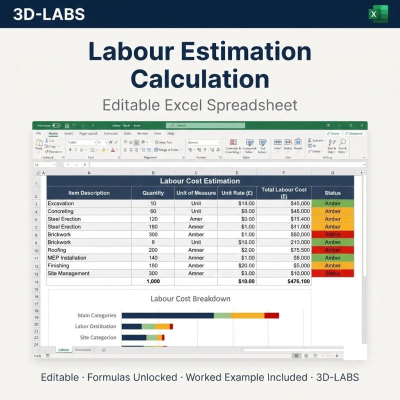 Labour Estimation Calculation