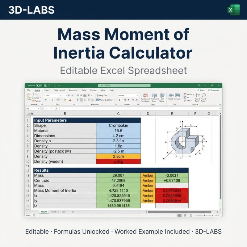 Mass Moment of Inertia Calculator