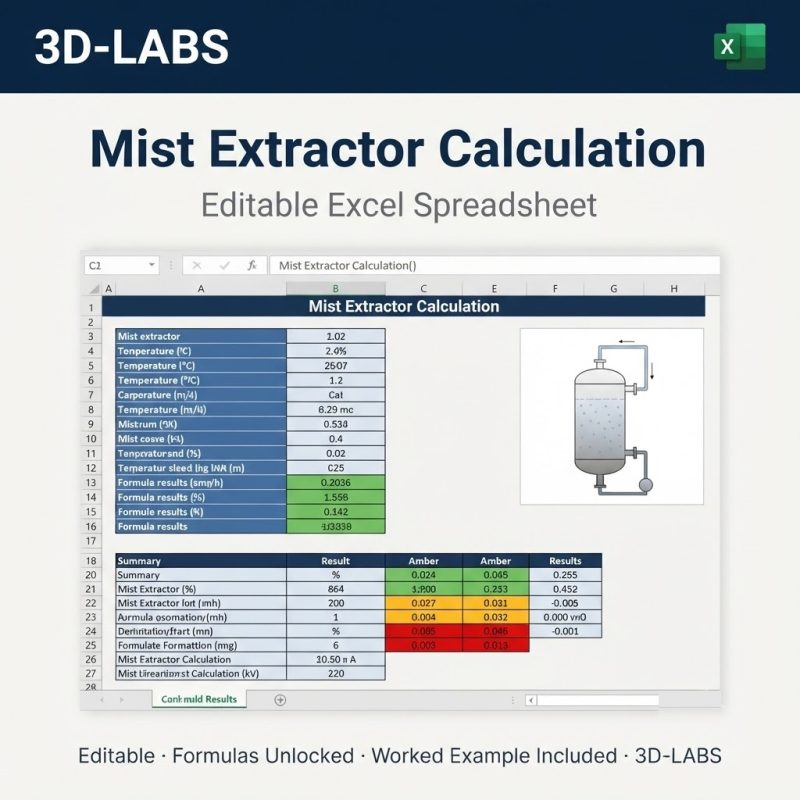 Mist Extractor Calculation