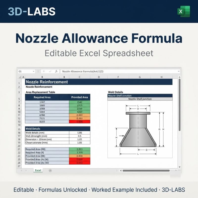 Nozzle Allowance Formula