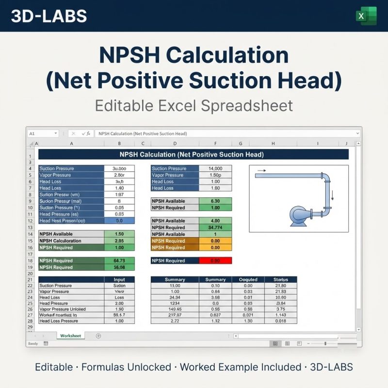 NPSH Calculation (Net Positive Suction Head)
