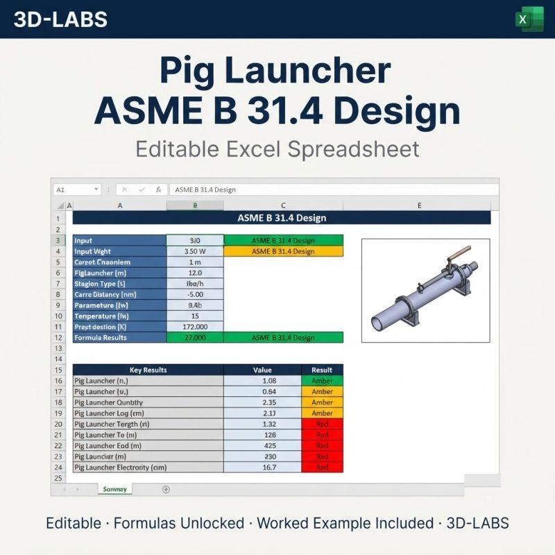 Pig Launcher ASME B 31.4 Design