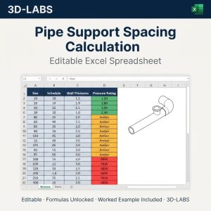 Pipe Support Spacing Calculation
