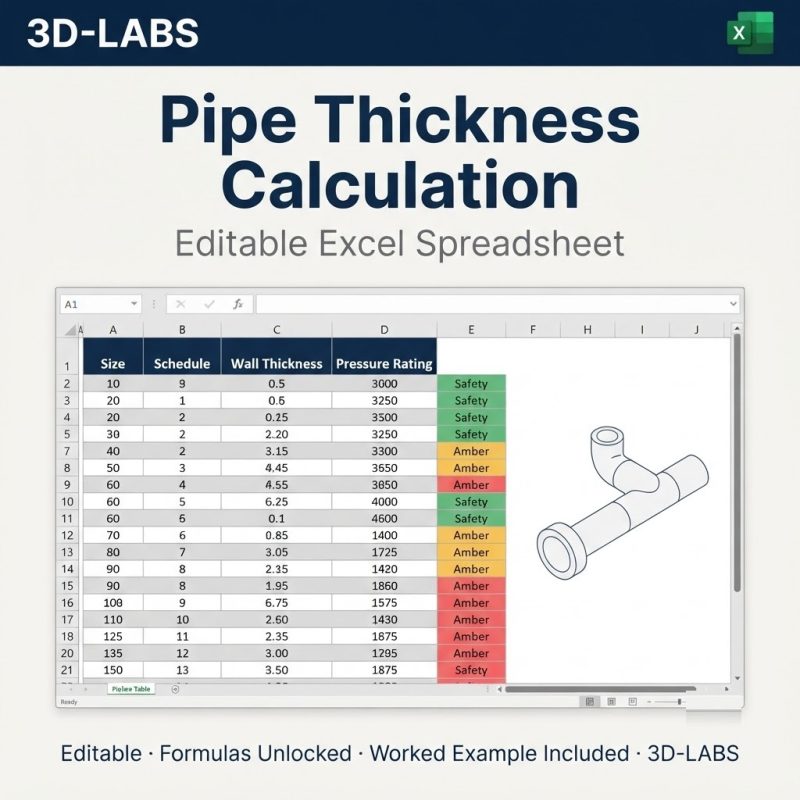 Pipe Thickness Calculation