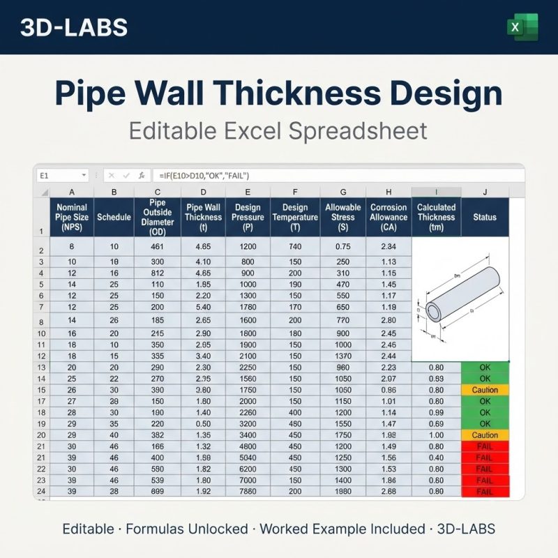 Pipe Wall Thickness Design