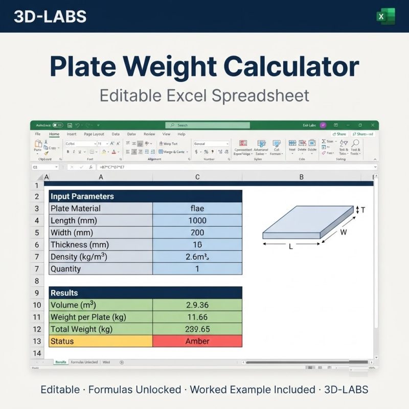 Plate Weight Calculator