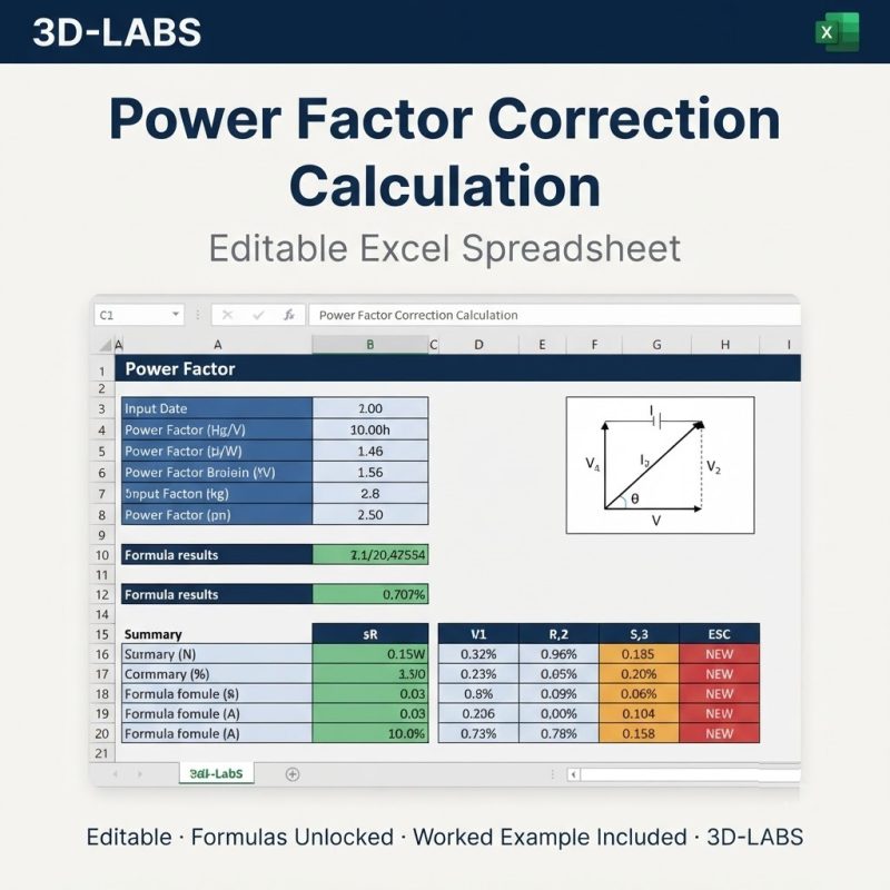 Power Factor Correction Calculation