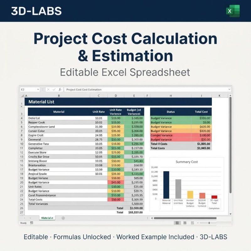 Project Cost Calculation & Estimation