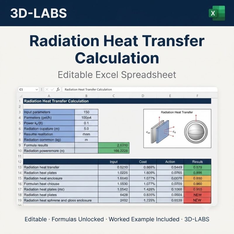 Radiation Heat Transfer Calculation