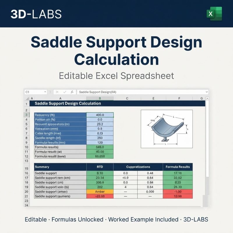 Saddle Support Design Calculation