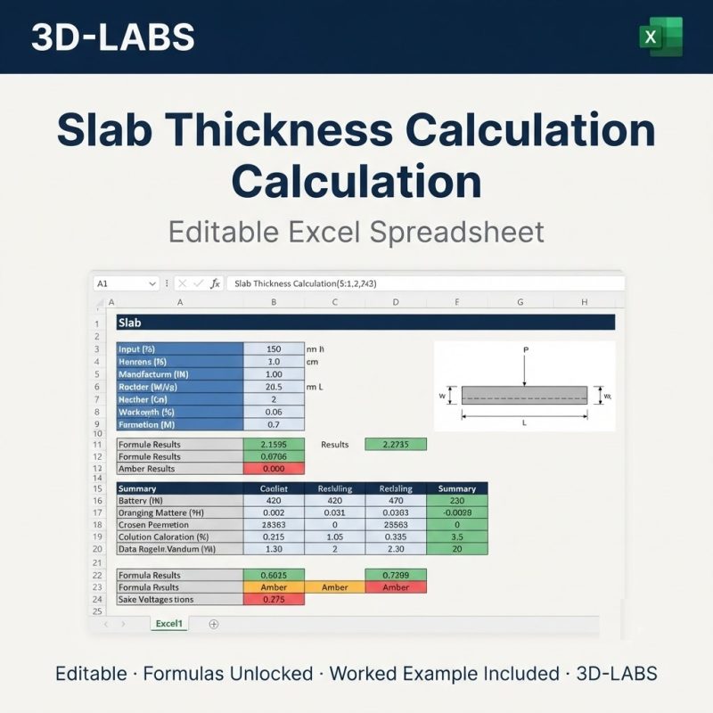 Slab Thickness Calculation