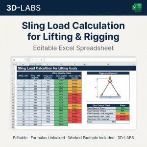 Sling Load Calculation for Lifting Rigging