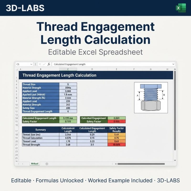 Thread Engagement Length Calculation