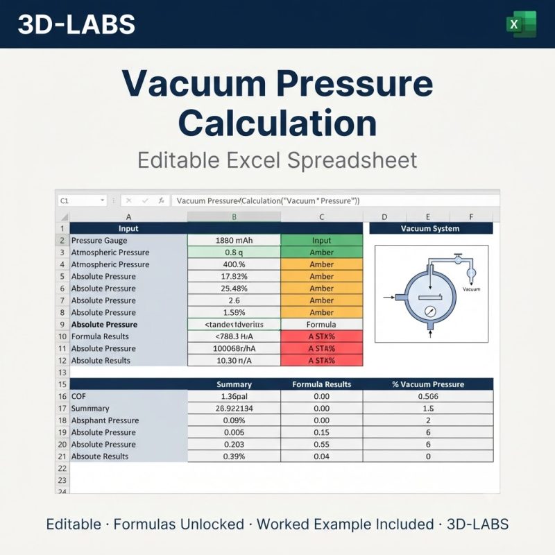 Vacuum Pressure Calculation