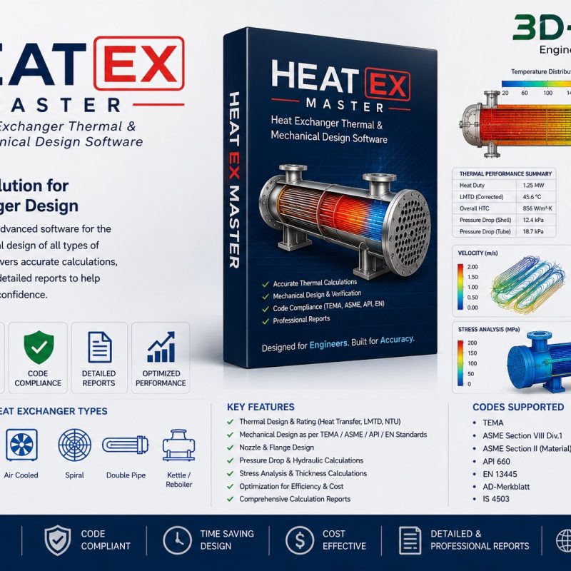 HEAT EX Master heat exchanger thermal and mechanical design software