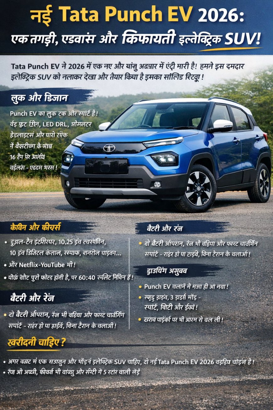 Tata Punch EV 2026 – ऑटो एक्सपर्ट रिव्यू