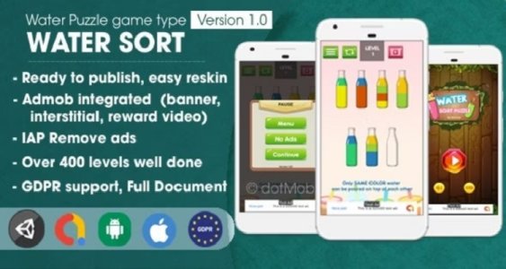 Water Sort Puzzle - Unity Complete Project