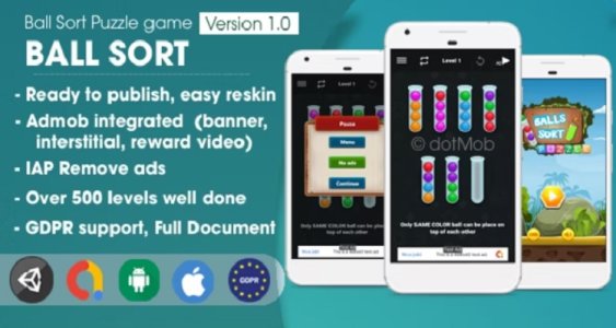 Ball Sort Puzzle - Unity Complete Project