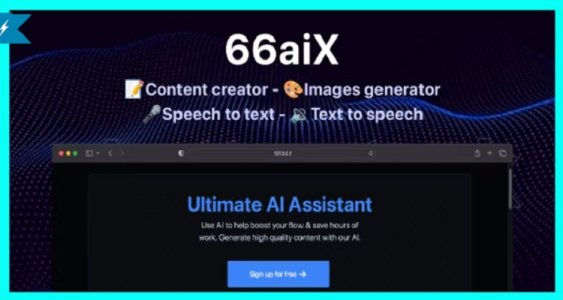 66aix - AI Content, Chat Bot, Images Generator & Speech to Text (SAAS)