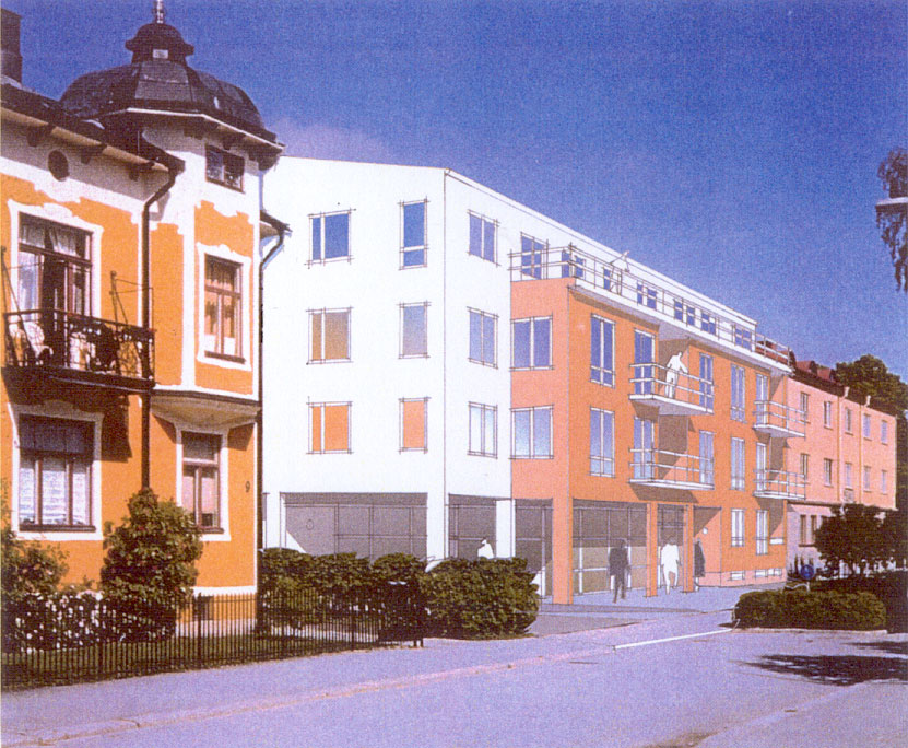 Grillfesten av Husplan arkitekter i tävlingen Grillgården i Örebro.