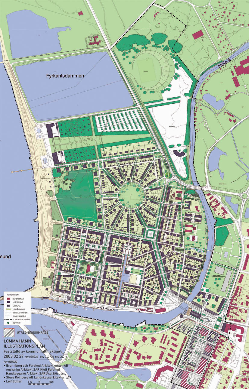 Lomma hamn fick Planpriset 2004. Ansvarig arkitekt: stadsbyggnadschef Eva Sjölin.