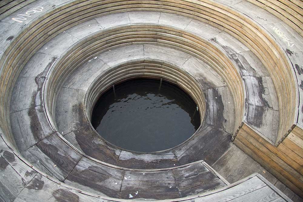 Vassparken och Observatorium i Hammarby sjöstad i Stockholm, Sienapriset 2006. Ansvarig landskapsarkitekt: Gunilla Bandolin. Fotograf: Tomas Lauri.