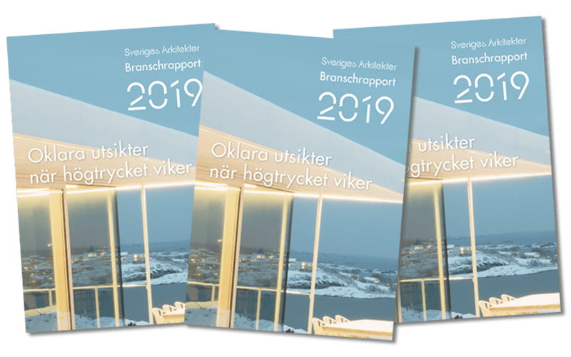 Uppgången i arkitektbranschen är bruten. Prognosen för 2020 är en svag minskning.